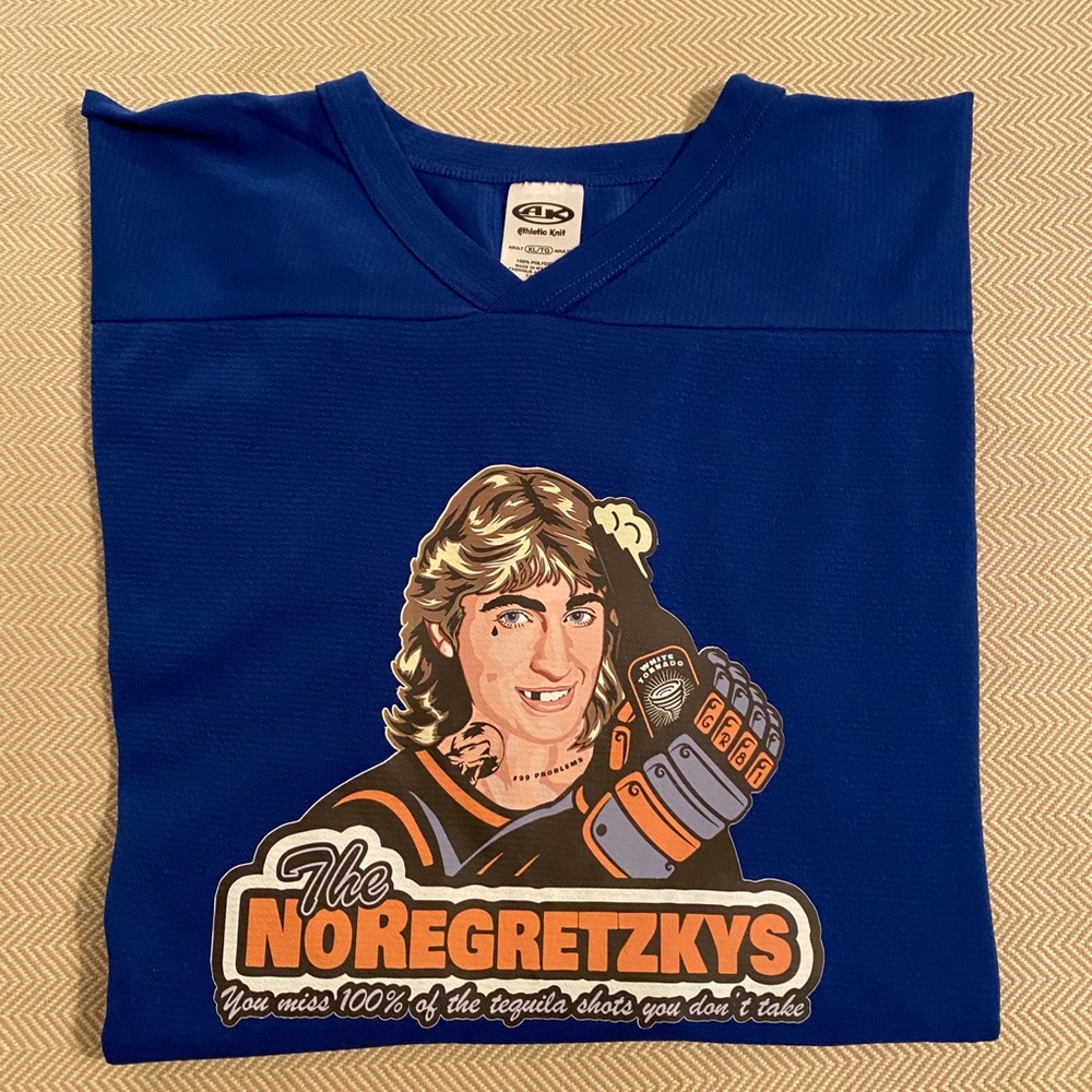 Vintage The NoReGretzkys Wayne Gretzky AK Hockey Jersey
